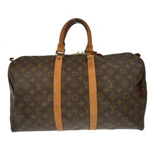 LOUIS VUITTON KEEPALL 45 DUFFLE HANDBAG MONOGRAM M41428 VI8910 YQ00839 BNN11